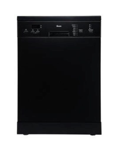 Swan Sdw7070B 14 Place Setting Fullsize Freestanding Dishwasher - Black